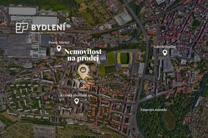Prodej bytu 2+1, Teplice, Svojsíkova, 56 m2