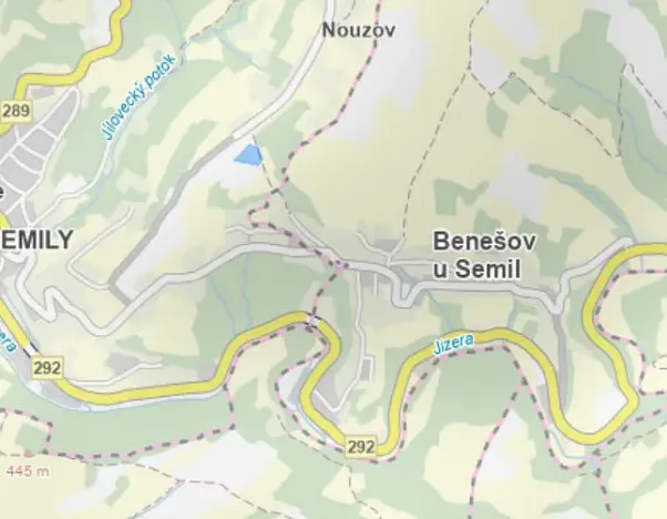 Prodej pole, Semily, Nouzov, 4844 m2
