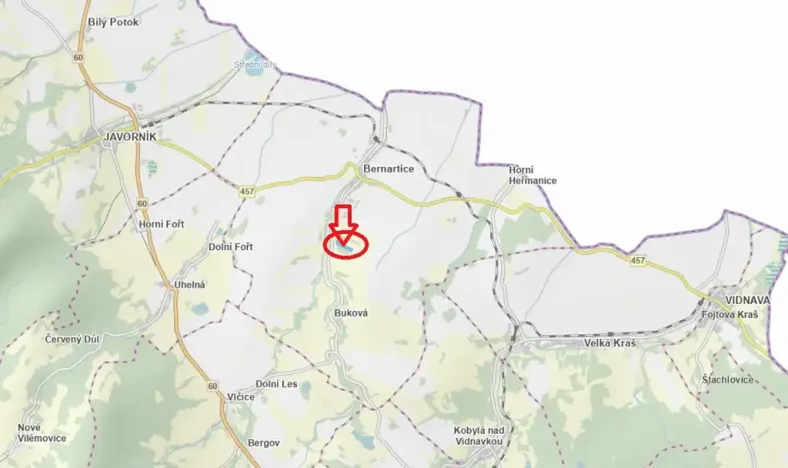 Prodej lesa, Bernartice, 23360 m2