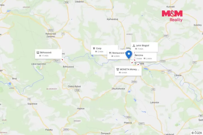 Pronájem výrobních prostor, Žamberk, Čs. armády, 160 m2