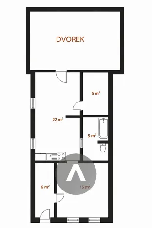 Prodej bytu 2+kk, Šitbořice, Přátelství, 53 m2