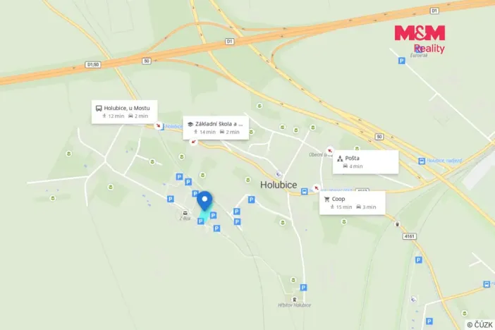 Prodej pozemku pro bydlení, Holubice, 2317 m2