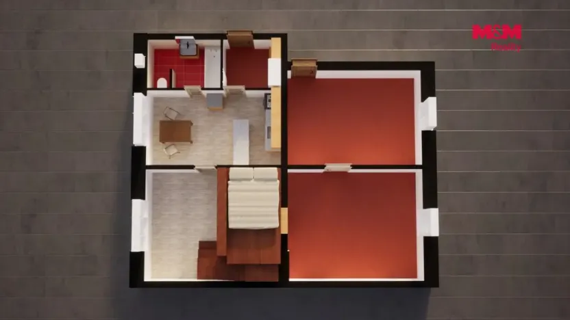 Prodej bytu 3+1, Litoměřice - Pokratice, Pokratická, 83 m2