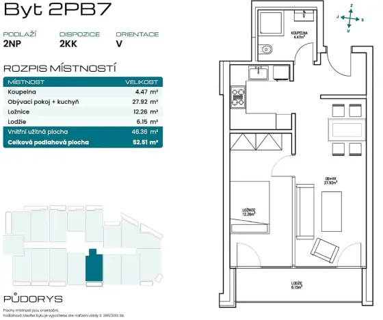 Prodej bytu 2+kk, Mladá Boleslav, Tovačovského, 46 m2