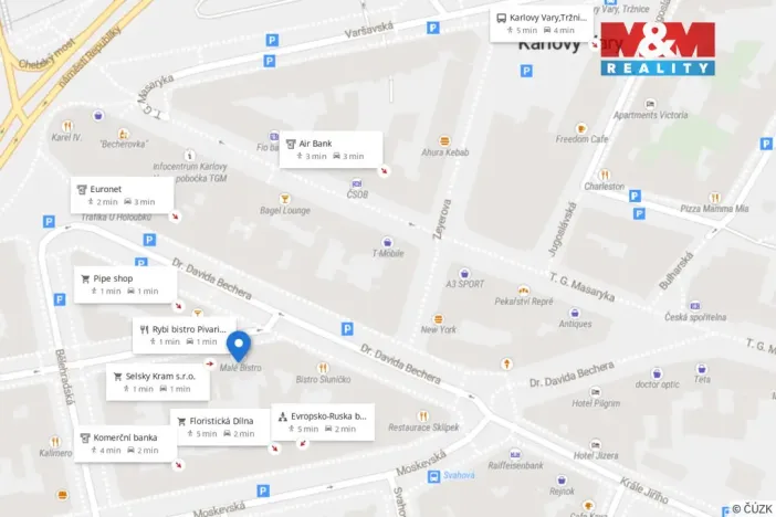Pronájem obchodního prostoru, Karlovy Vary, Jaltská, 50 m2