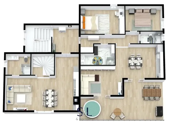 Prodej bytu 3+kk, Zaton, Chorvatsko, 98 m2