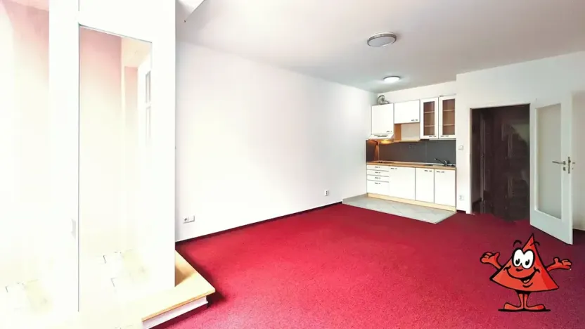 Pronájem bytu 1+kk, Praha - Vysočany, Paříkova, 30 m2