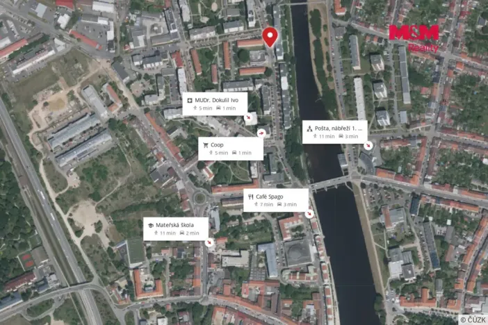 Prodej bytu 1+1, Písek - Pražské Předměstí, Jablonského, 41 m2