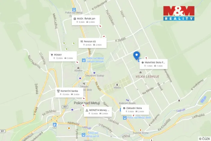 Prodej bytu 4+1, Police nad Metují - Velká Ledhuje, Fučíkova, 94 m2