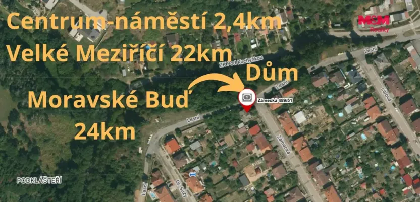 Prodej rodinného domu, Třebíč - Podklášteří, Zámecká, 140 m2