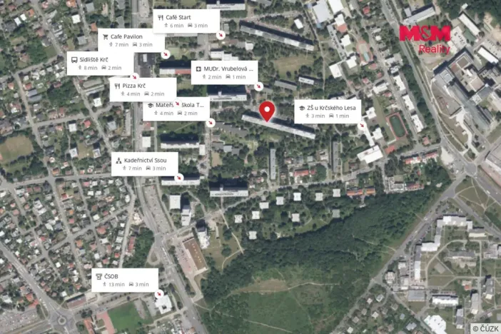 Prodej bytu 3+kk, Praha - Krč, Sládkovičova, 61 m2