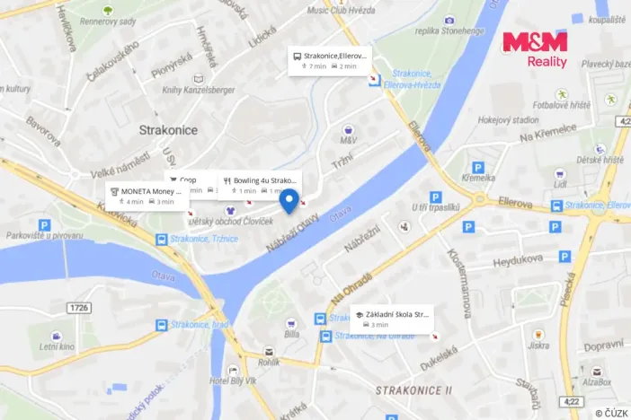 Pronájem bytu 2+kk, Strakonice - Strakonice I, Palackého náměstí, 55 m2
