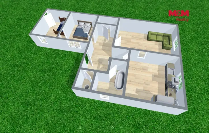 Prodej rodinného domu, Vrbčany, 72 m2