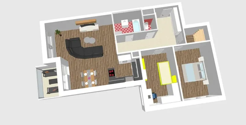 Pronájem bytu 3+kk, Brno, Dusíkova, 87 m2
