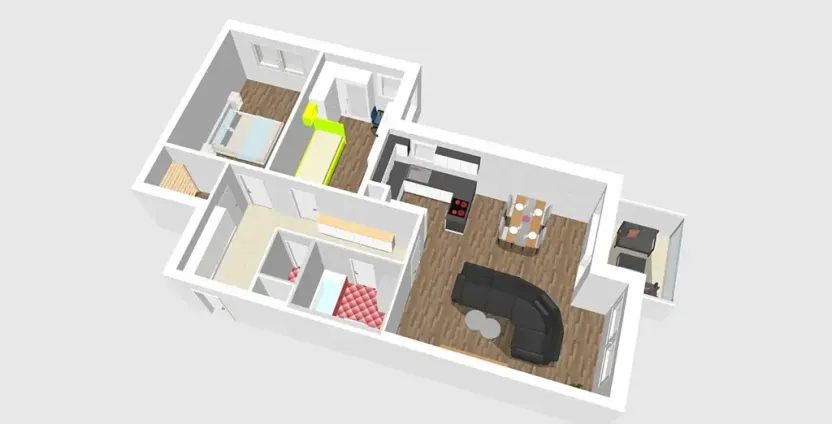 Pronájem bytu 3+kk, Brno, Dusíkova, 87 m2