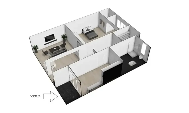 Pronájem bytu 2+kk, Rajhrad, Vrázova, 80 m2