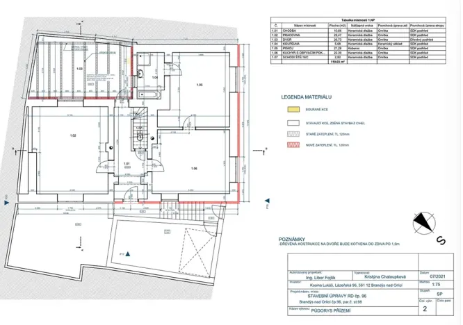 Prodej rodinného domu, Brandýs nad Orlicí, Lázeňská, 178 m2