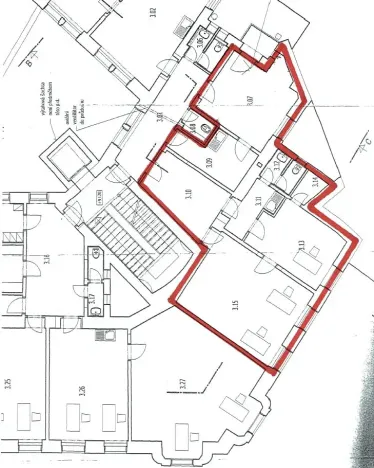 Pronájem kanceláře, Brno, Masarykova, 99 m2