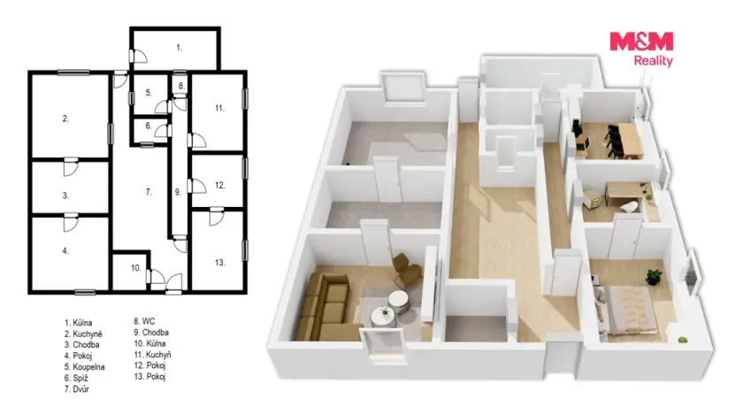 Prodej rodinného domu, Sebranice, 125 m2