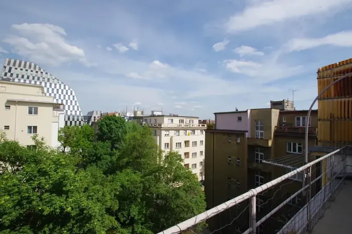 Pronájem bytu 2+kk, Praha - Vinohrady, náměstí Jiřího z Lobkovic, 35 m2
