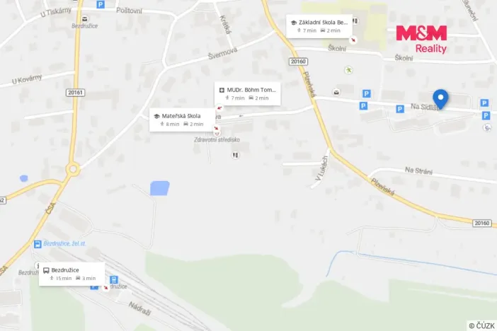 Pronájem bytu 1+kk, Bezdružice, Na Sídlišti, 22 m2