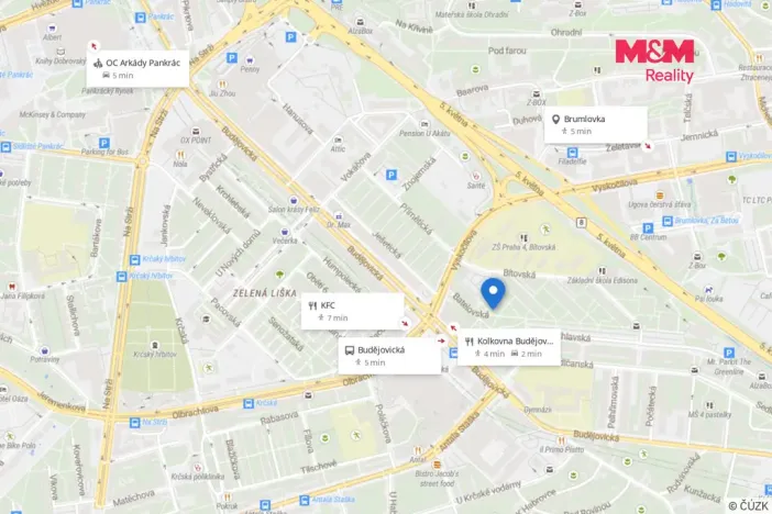 Prodej bytu 1+kk, Praha - Michle, Batelovská, 24 m2