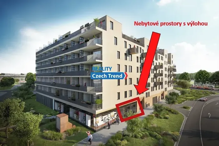 Pronájem obchodního prostoru, Olomouc, Wittgensteinova, 85 m2