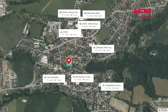 Prodej pozemku pro bydlení, Rudolfov, 874 m2