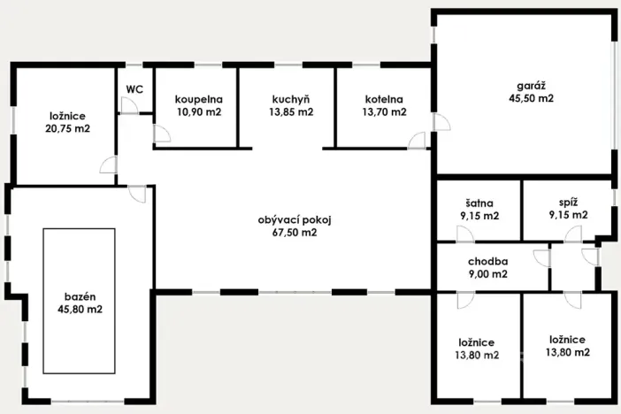 Prodej vícegeneračního domu, Lom, Podkrušnohorská, 273 m2