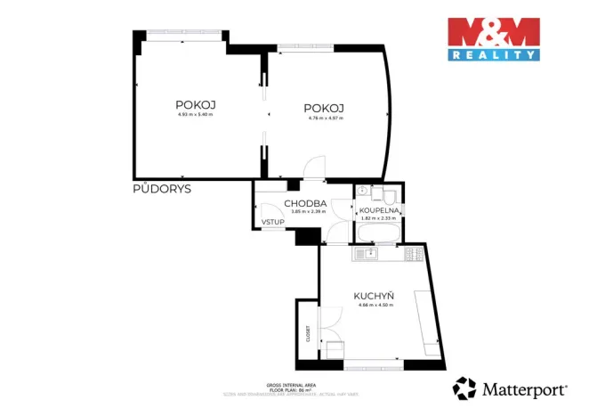 Prodej atypického bytu, Ostrava - Moravská Ostrava, 28. října, 83 m2