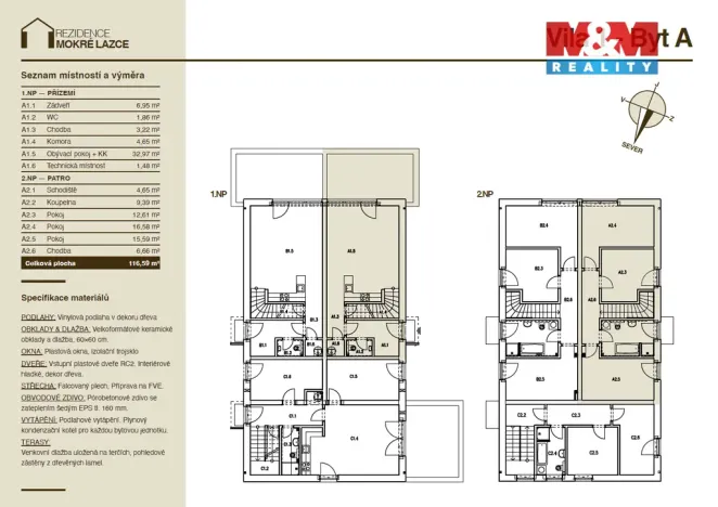 Prodej činžovního domu, Mokré Lazce, Generála Vlachého, 358 m2