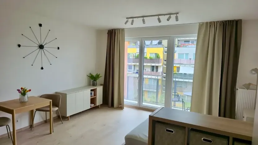 Pronájem bytu 1+kk, Praha - Vysočany, Gerstelova, 36 m2