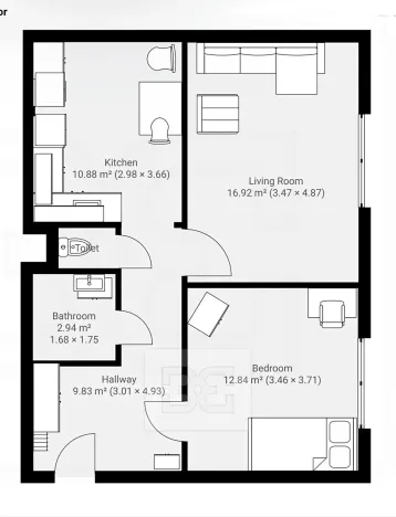 Pronájem bytu 2+1, Ostrov, S. K. Neumanna, 56 m2