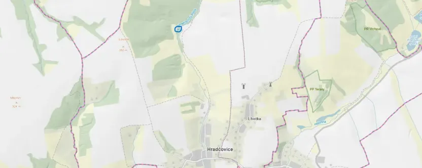 Prodej lesa, Hradčovice, 207 m2