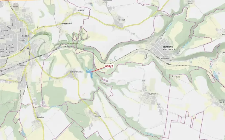 Dražba lesa, Zářecká Lhota, 20728 m2