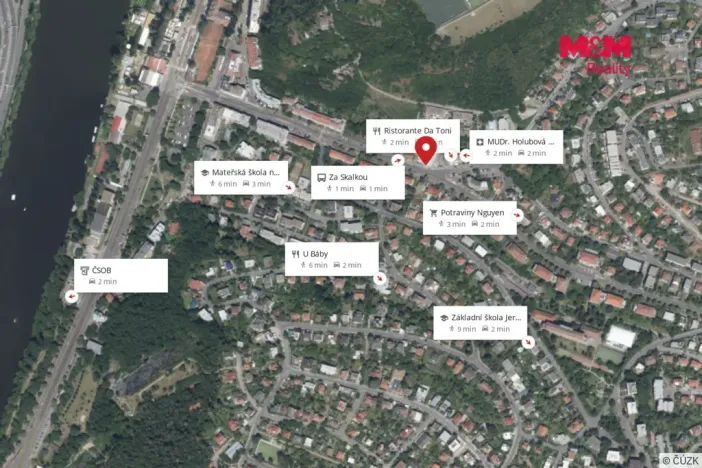 Pronájem bytu 1+kk, Praha - Podolí, Dvorecká, 50 m2
