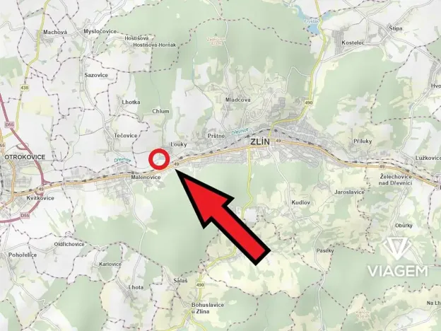 Prodej zahrady, Zlín, 389 m2