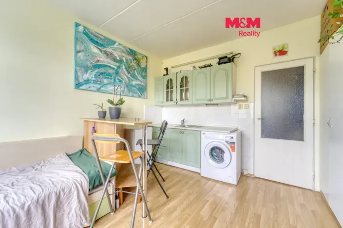 Pronájem bytu 1+kk, Plzeň - Doubravka, Popelnicová, 20 m2