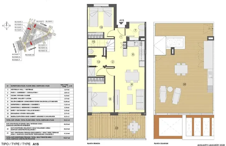 Prodej bytu 3+kk, Torrevieja, Španělsko, 58 m2