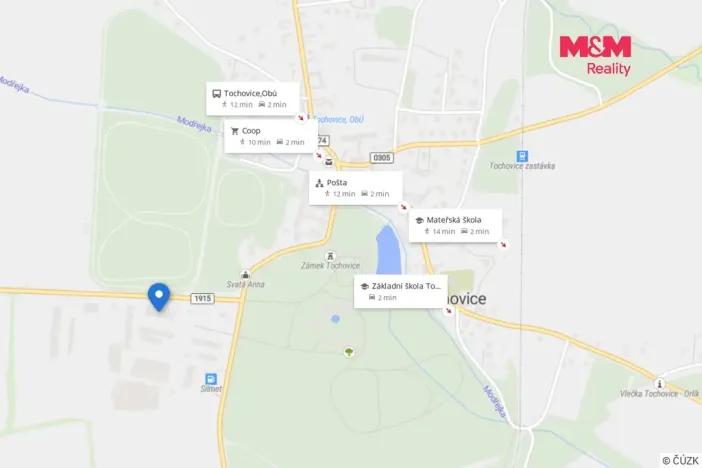 Pronájem bytu 1+kk, Tochovice, 34 m2
