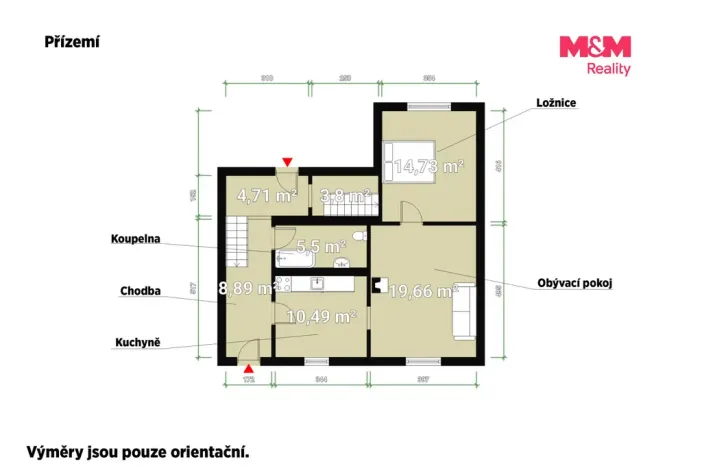 Prodej rodinného domu, Luby, Masarykova, 110 m2
