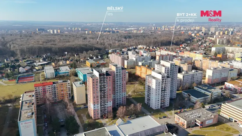 Prodej atypického bytu, Ostrava - Bělský Les, Bohumíra Četyny, 52 m2