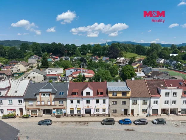 Prodej činžovního domu, Velké Poříčí, Náměstí, 546 m2