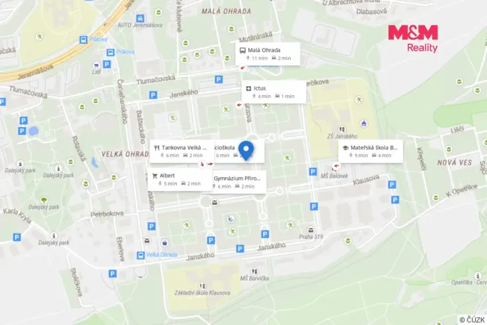 Prodej bytu 3+1, Praha - Stodůlky, Kurzova, 80 m2