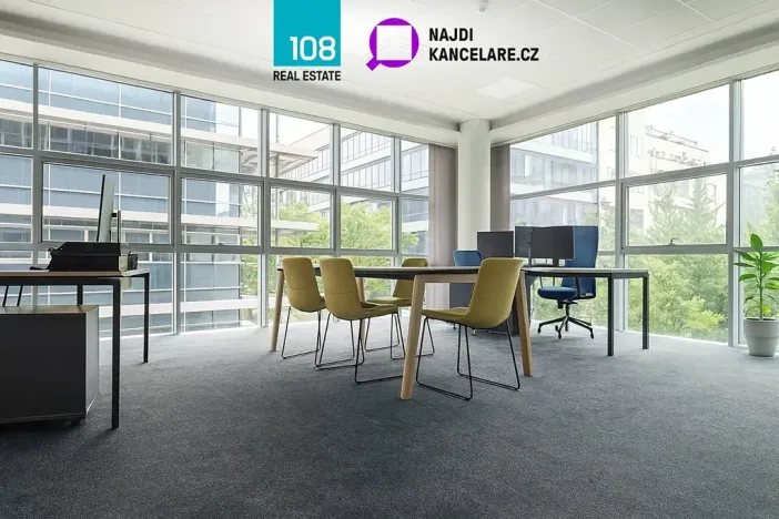 Pronájem kanceláře, Praha - Smíchov, Karla Engliše, 2207 m2