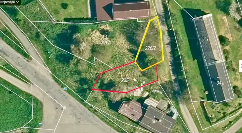 Prodej pozemku pro bydlení, Rokytá, 428 m2