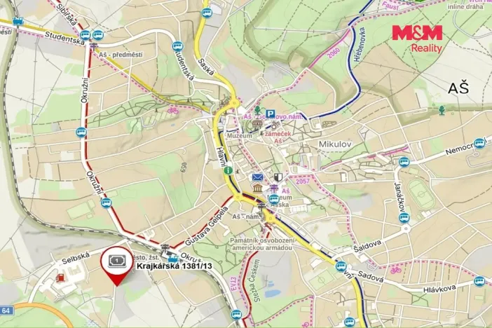 Prodej bytu 2+1, Aš, Krajkářská, 65 m2