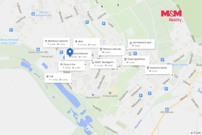 Pronájem bytu 1+kk, Milovice - Mladá, Armádní, 23 m2
