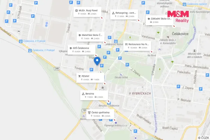 Pronájem bytu 2+kk, Čelákovice, Sokolovská, 50 m2