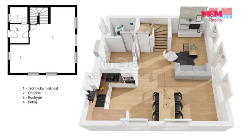 Prodej rodinného domu, Kladno - Švermov, 104 m2
